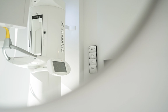 Röntgengerät Orthopos SL in Detailaufnahme.